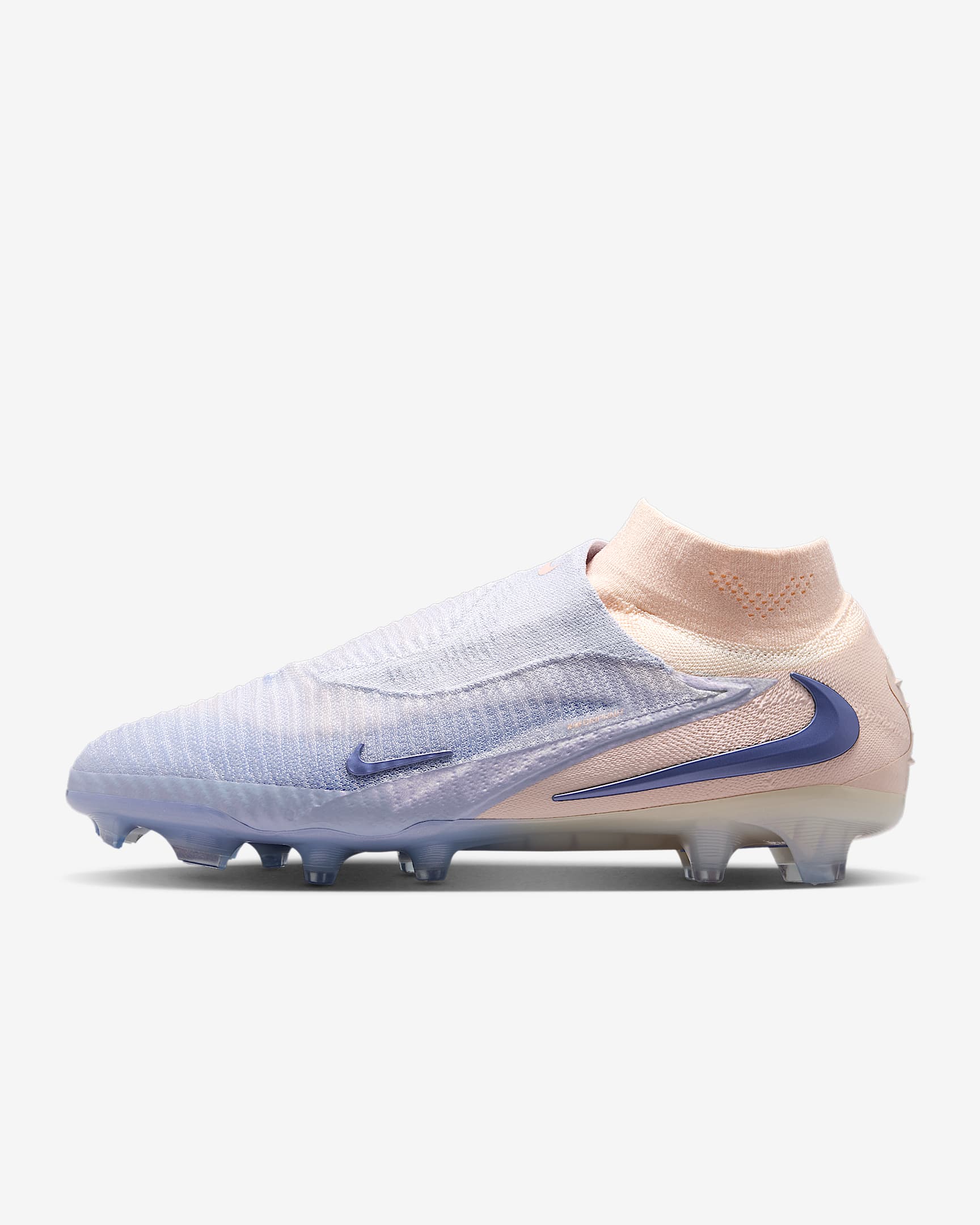 Nike Phantom 6 High Elite LV8 Fußballschuh für normalen Rasen – Ghost/Guava Ice/Ghost