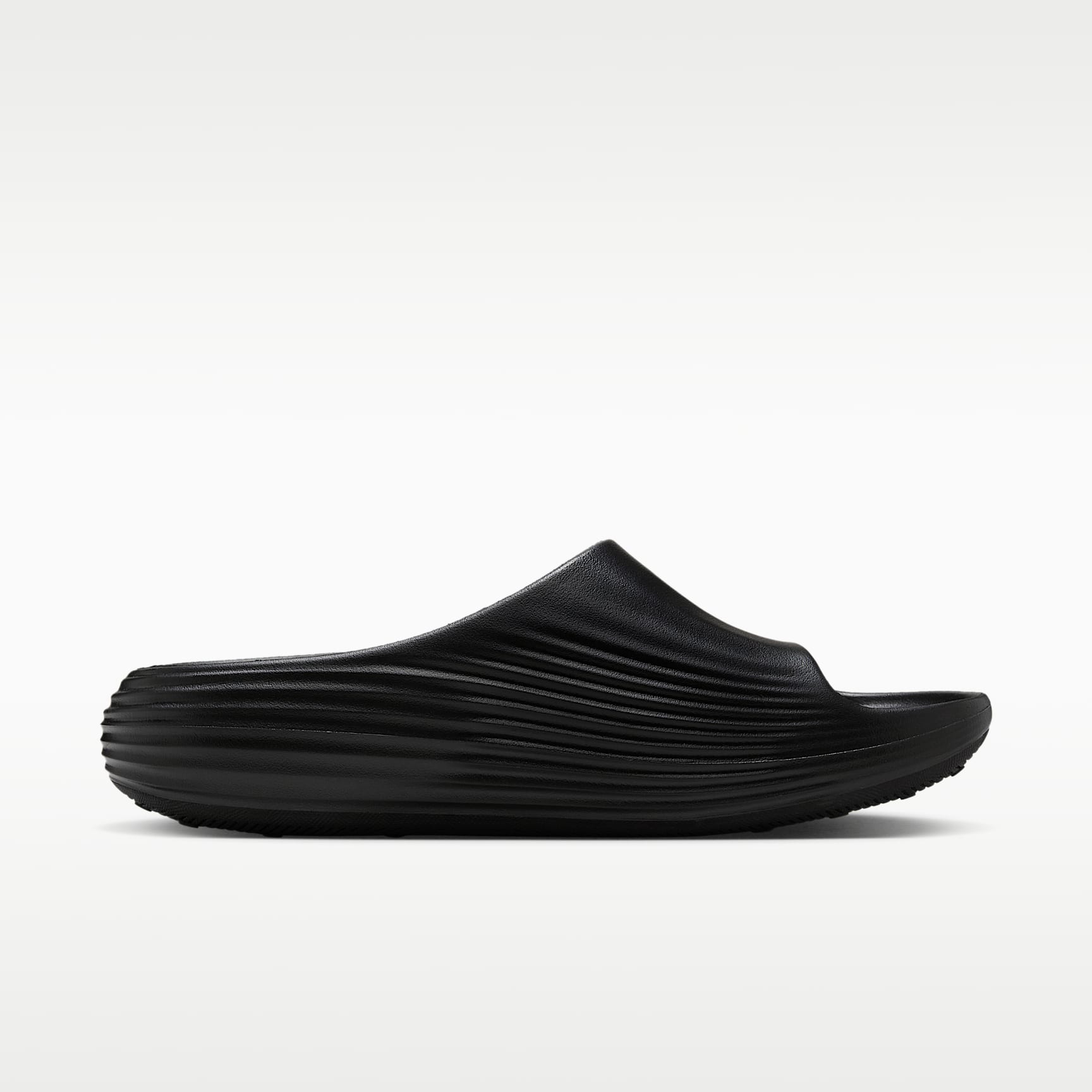 Nike ReactX Rejuven8 Slides (Herren) – Schwarz/Schwarz/Schwarz