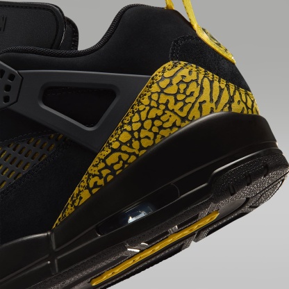 Jordan Spizike Low Schuh (Herren) – Schwarz/Speed Yellow/Speed Yellow/Schwarz