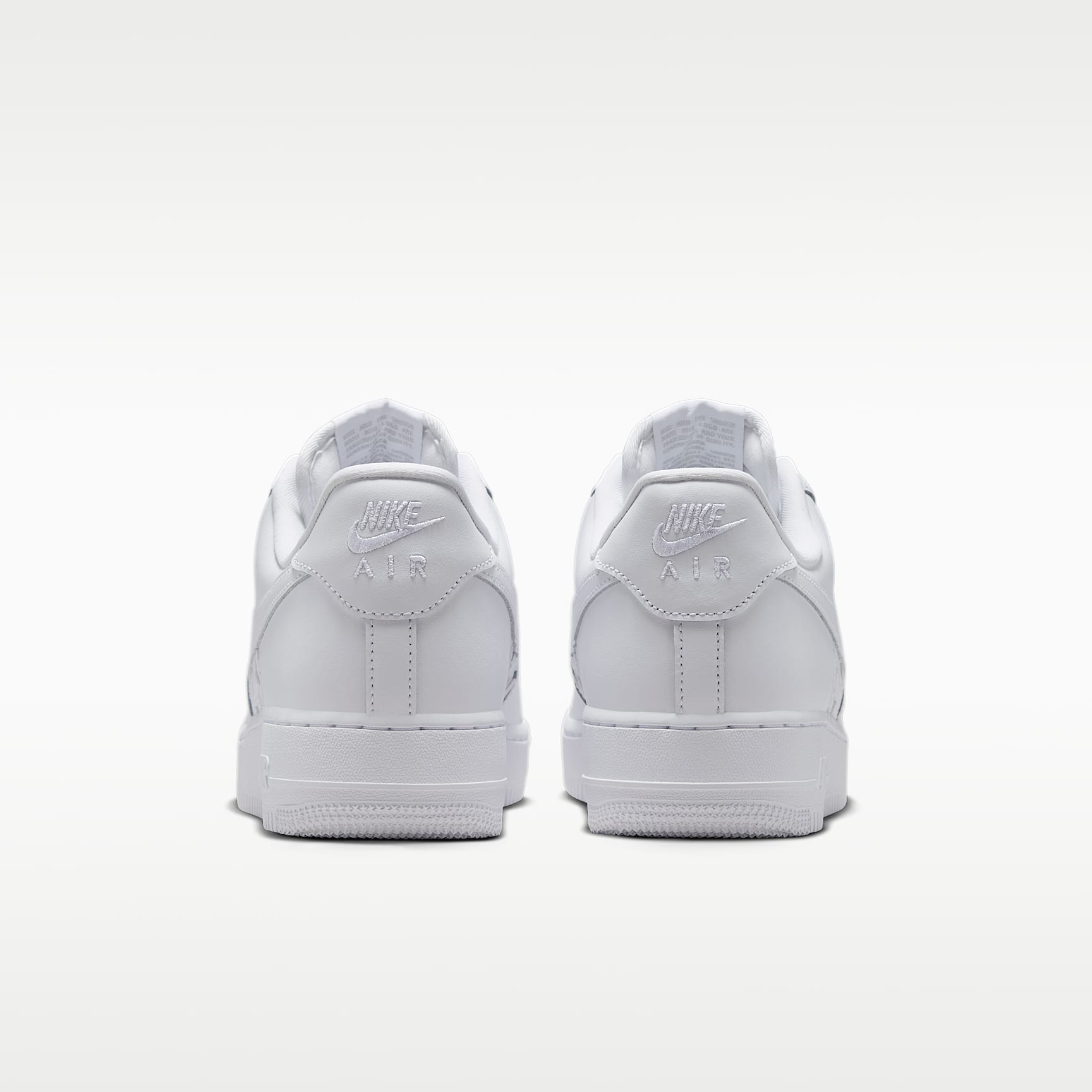 Nike Air Force 1 '07 Edge Herrenschuh – Weiß/Metallic Silver/Weiß