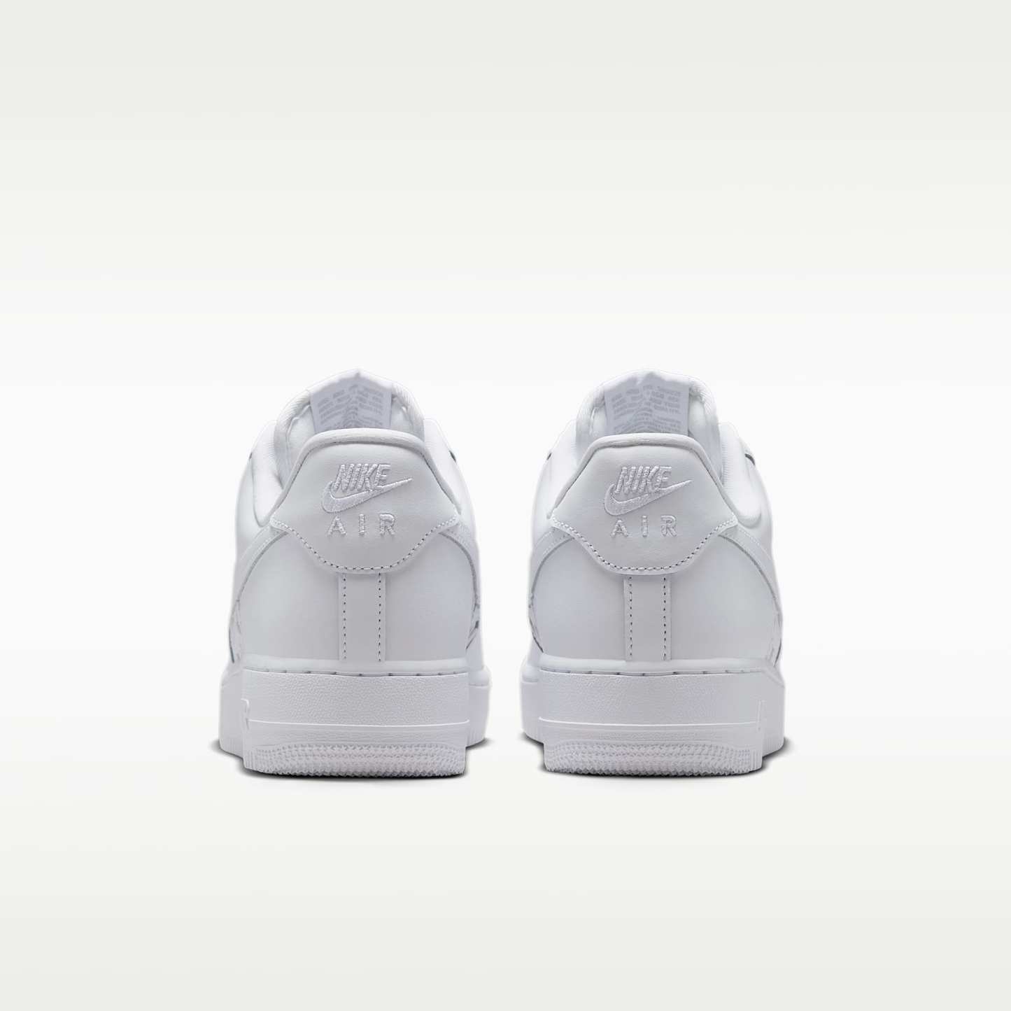 Nike Air Force 1 '07 Edge Herrenschuh – Weiß/Metallic Silver/Weiß