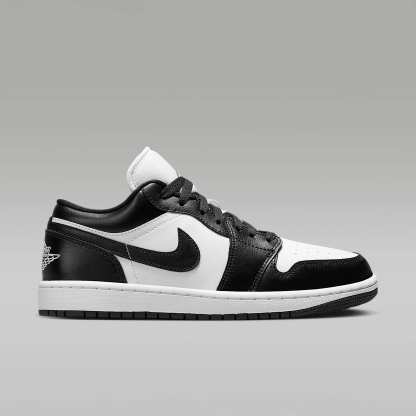 Air Jordan 1 Low Damenschuh – Weiß/Weiß/Schwarz