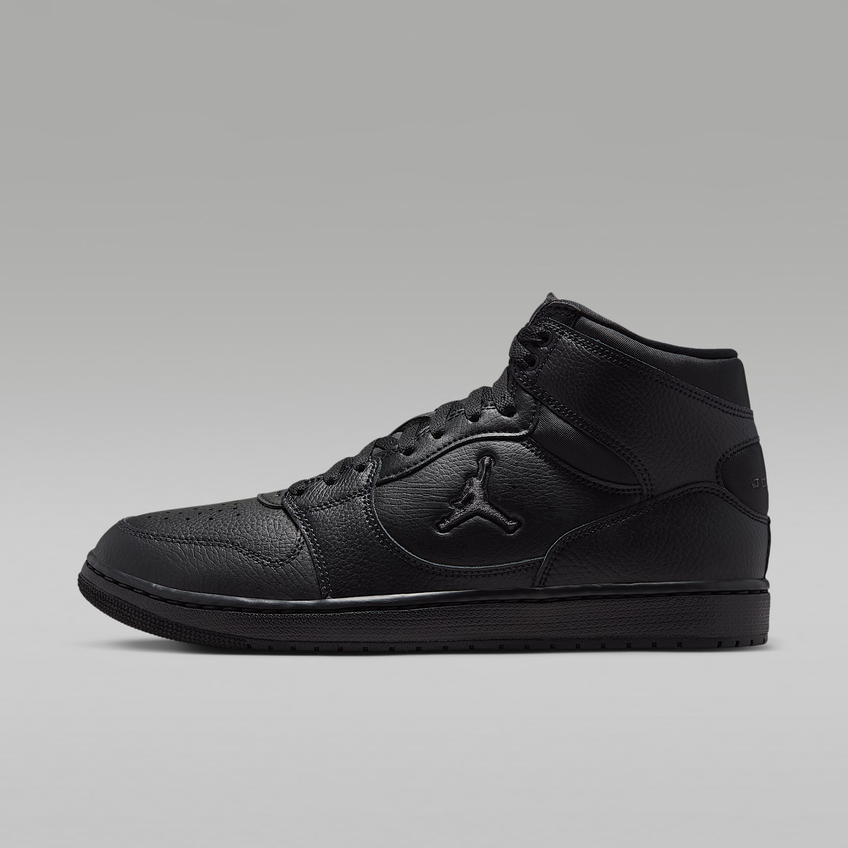 Jordan Court Connect Mid Herrenschuhe – Schwarz/Dark Smoke Grey