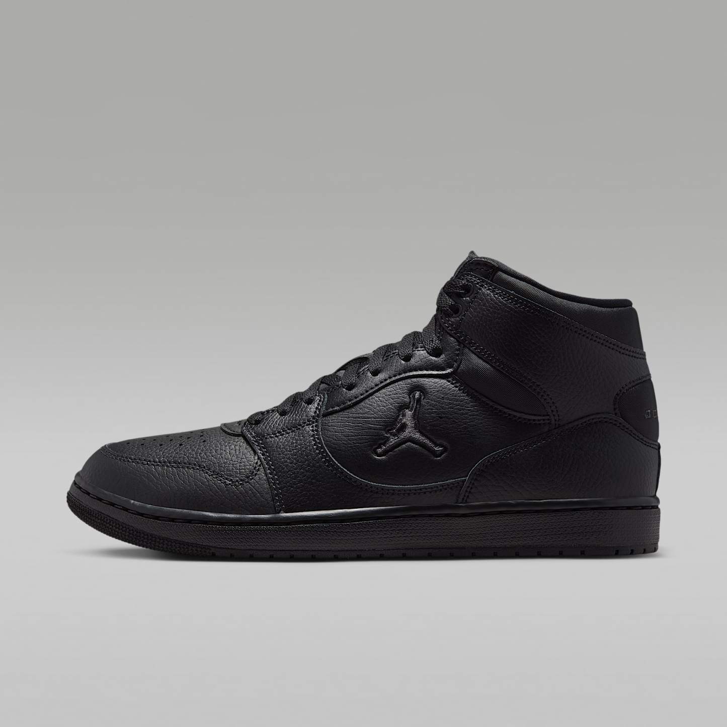 Jordan Court Connect Mid Herrenschuhe – Schwarz/Dark Smoke Grey
