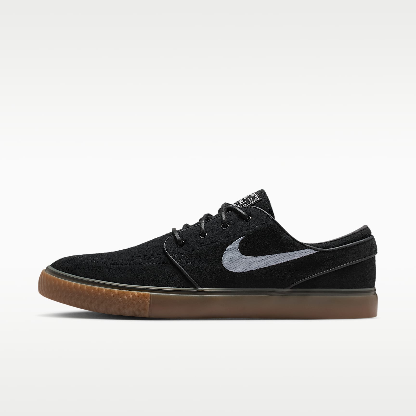 Nike SB Zoom Janoski OG+ Skateschuh – Schwarz/Schwarz/Gum Light Brown/Weiß
