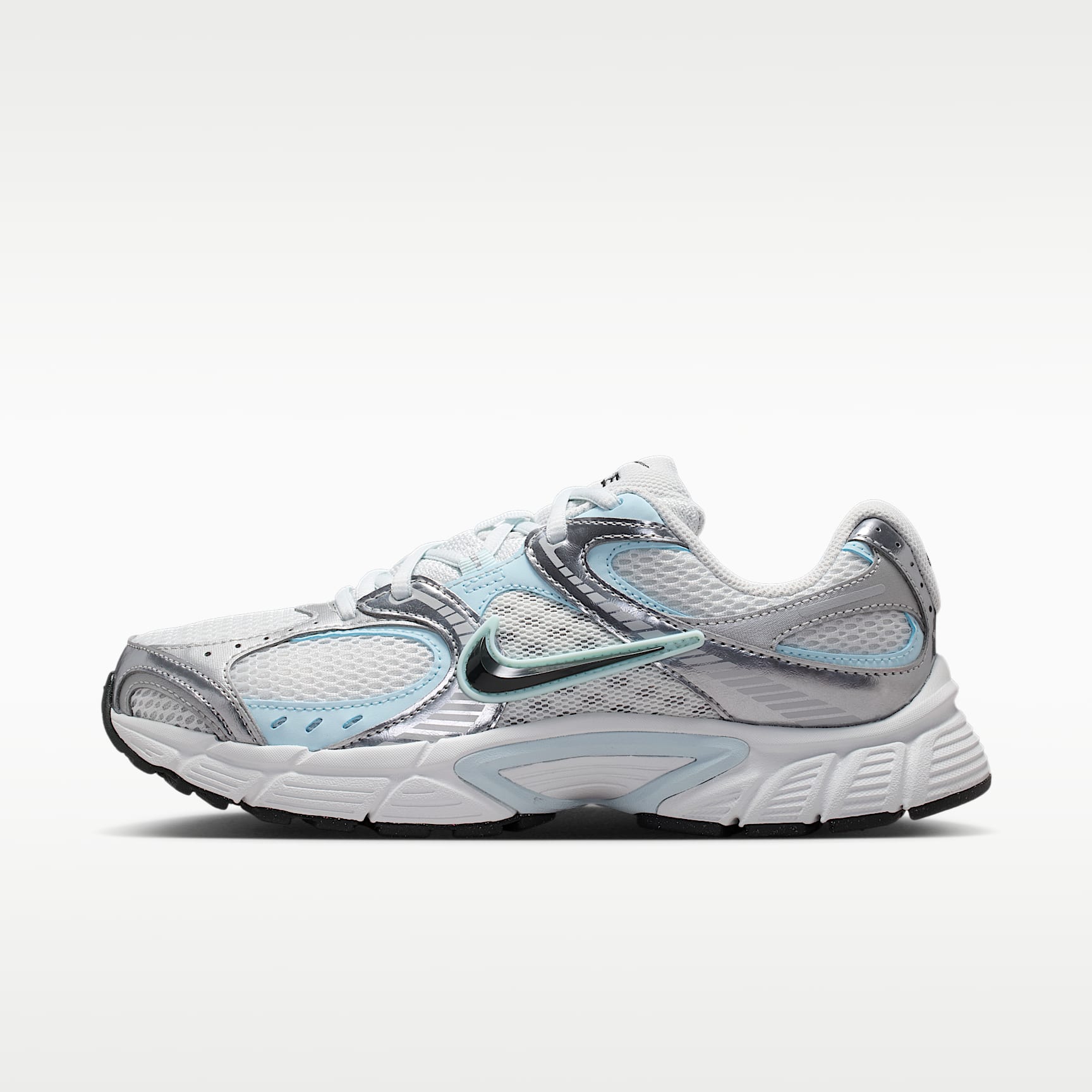 Nike V5 RNR Schuh mit reflektierenden Akzenten (Damen) – Grey Fog/Off White/Glacier Blue/Anthracite