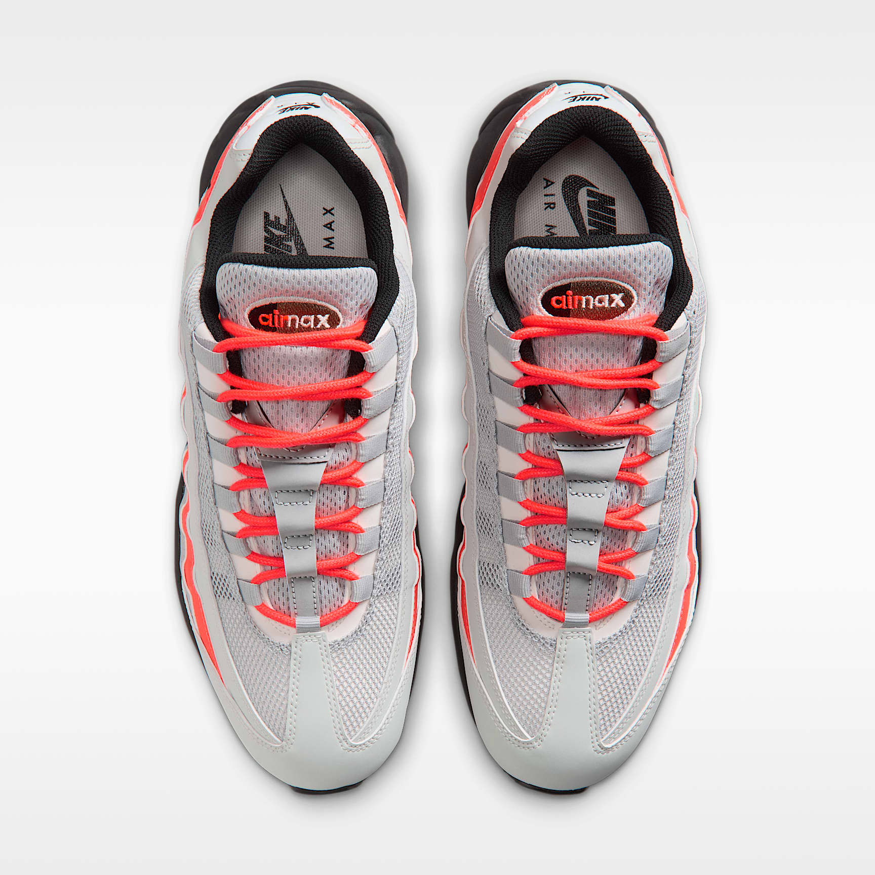 Nike Air Max '95 G Golfschuhe – Light Silver/Light Smoke Grey/Bright Crimson/Schwarz