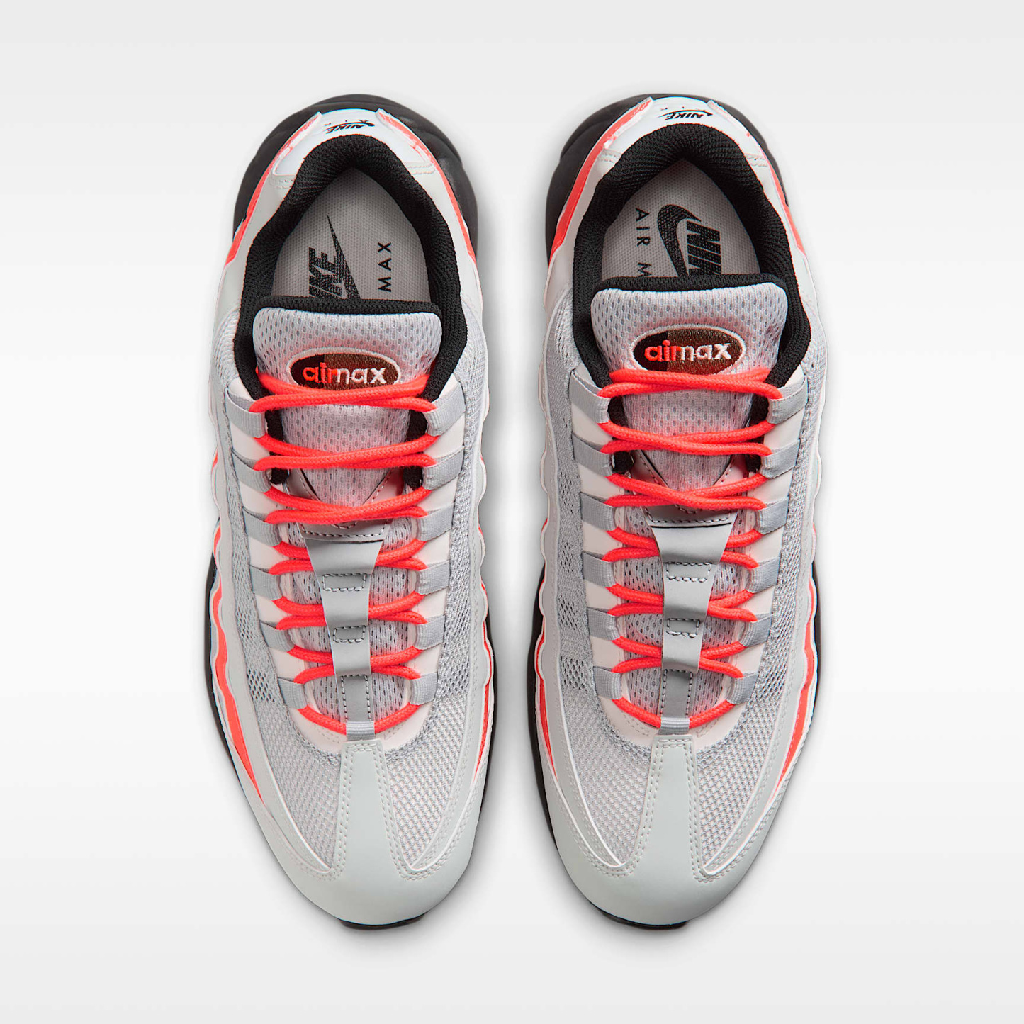 Nike Air Max '95 G Golfschuhe – Light Silver/Light Smoke Grey/Bright Crimson/Schwarz