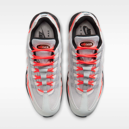 Nike Air Max '95 G Golfschuhe – Light Silver/Light Smoke Grey/Bright Crimson/Schwarz