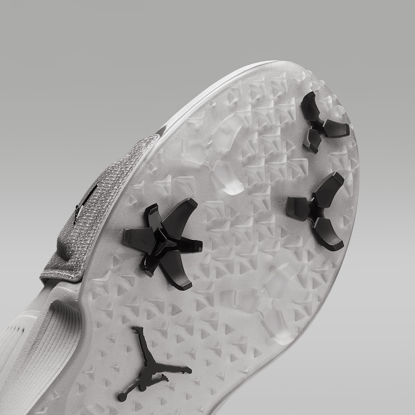 Jordan Air Rev Golfschuh – Neutral Grey/Metallic Silver/Schwarz