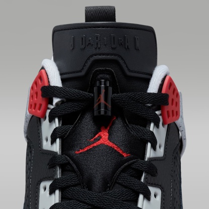 Jordan Spizike Low Herrenschuh – Schwarz/Wolf Grey/Weiß/Gym Red