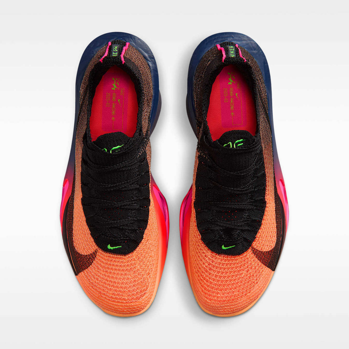 Nike Alphafly 3 Glam Laufschuhe für Straßenwettkämpfe (Damen) – Orange Pulse/Purple Dynasty/Electric Green/Schwarz