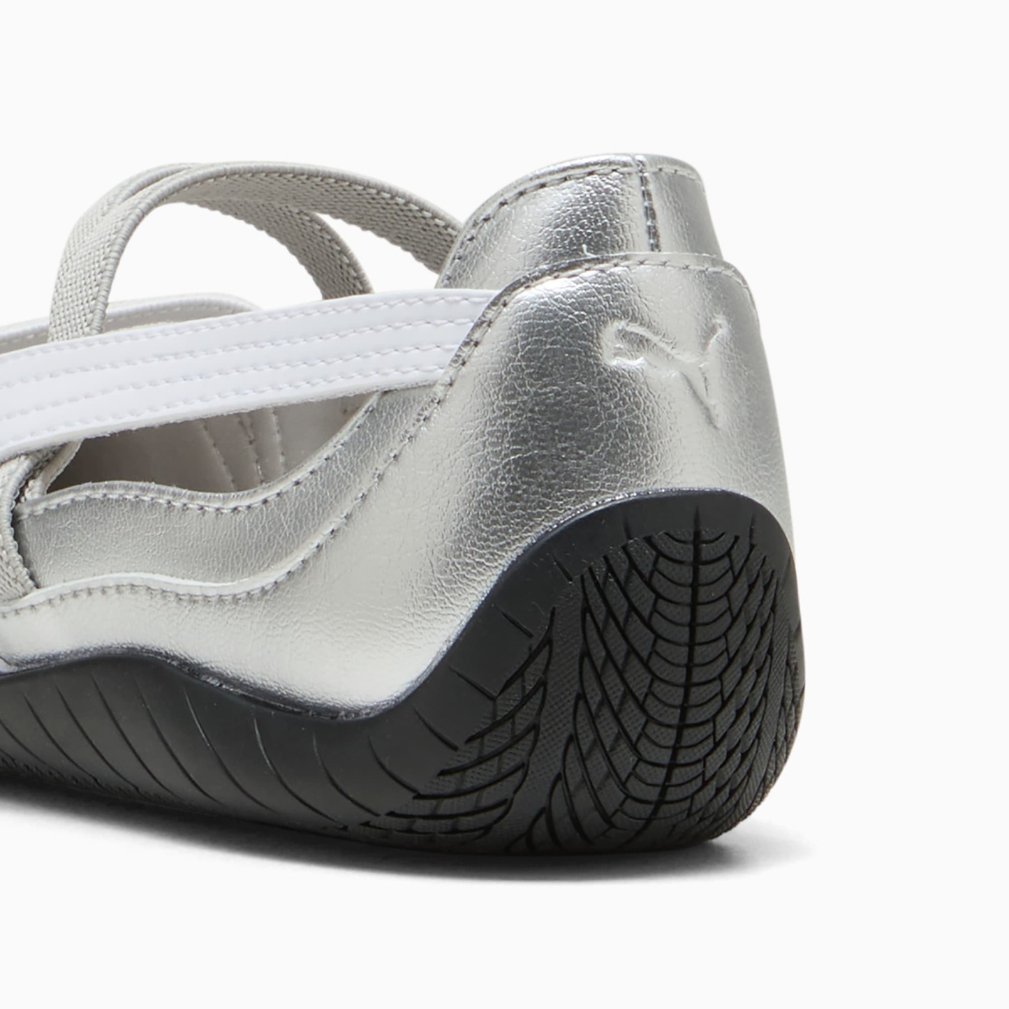 Speedcat Ballet Metallic Schuhe Damen - PUMA Silver-PUMA White
