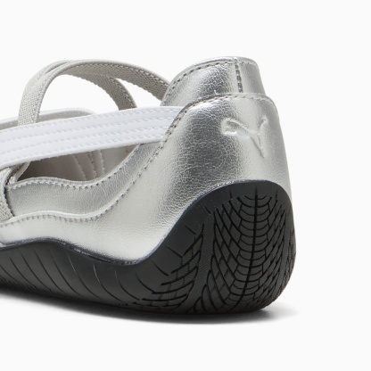Speedcat Ballet Metallic Schuhe Damen - PUMA Silver-PUMA White