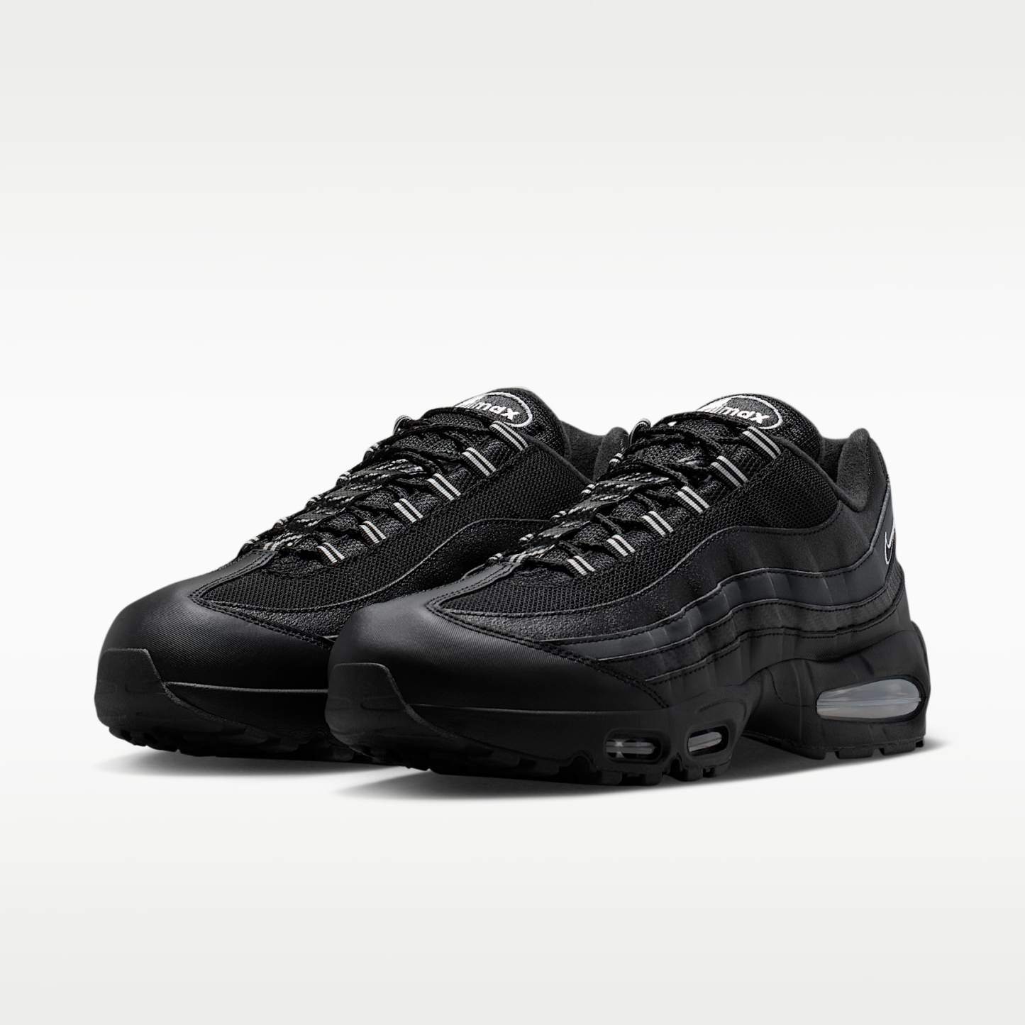Nike Air Max 95 Big Bubble Schuh (Herren) – Schwarz/Metallic Silver/Cool Grey/Weiß
