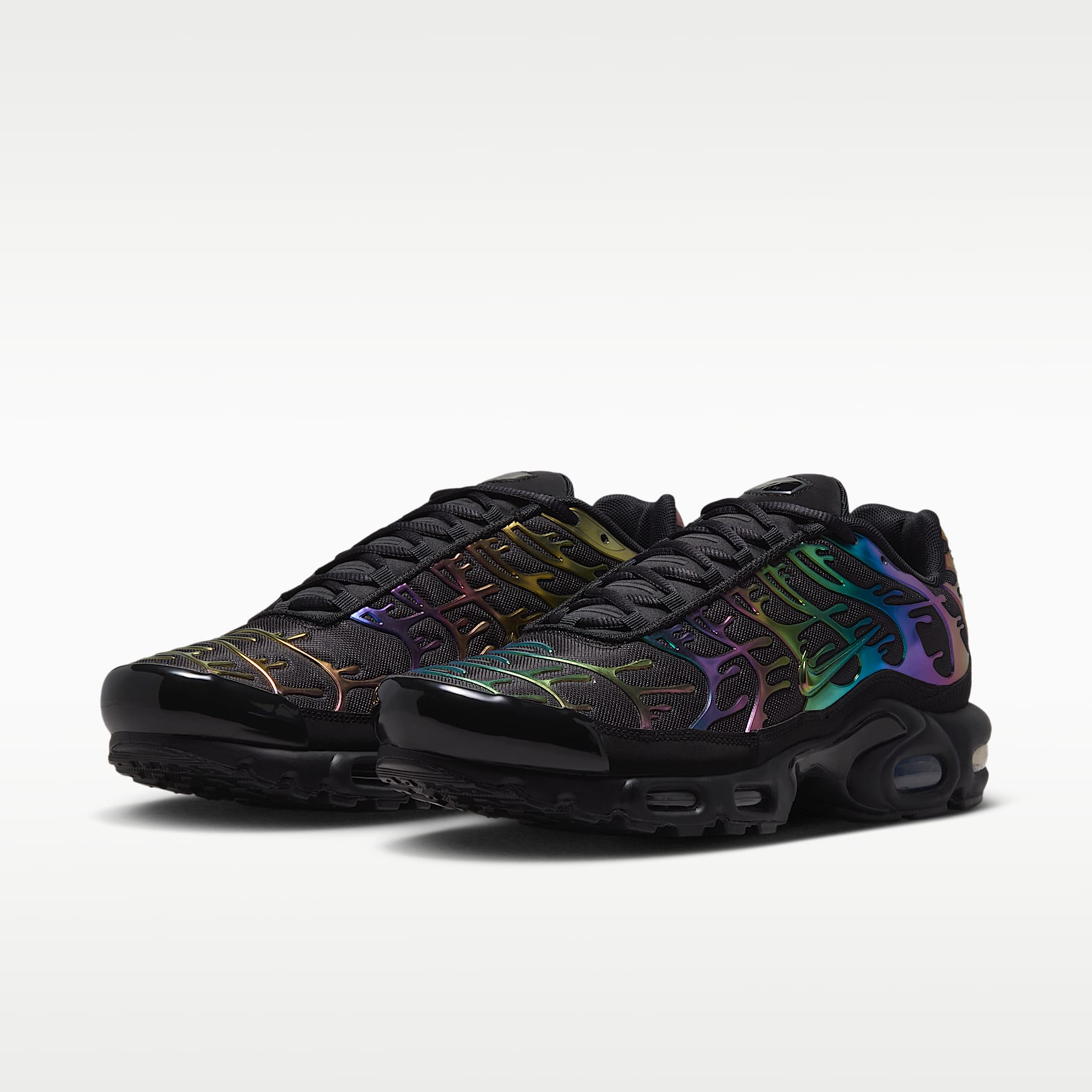 Nike Air Max Plus Premium Schuh (Herren) – Schwarz/Multi-Color/Anthracite/Schwarz