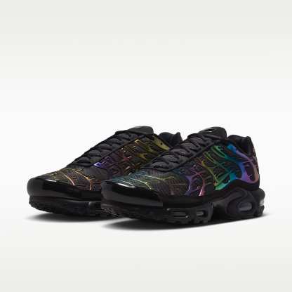 Nike Air Max Plus Premium Schuh (Herren) – Schwarz/Multi-Color/Anthracite/Schwarz