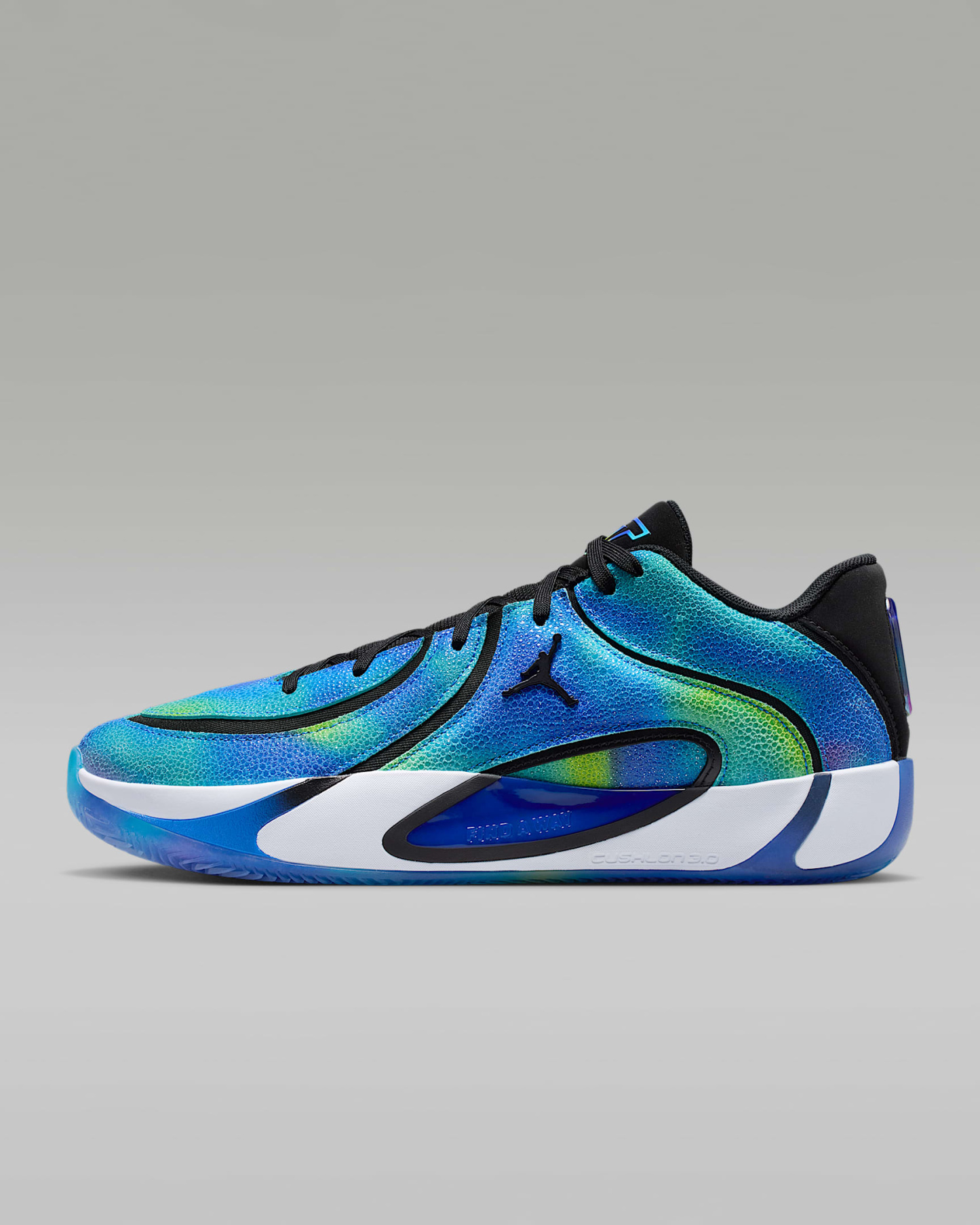 Tatum 4 "Playoffs" Basketballschuh – Red Plum/Hyper Royal/Yellow Strike/Schwarz
