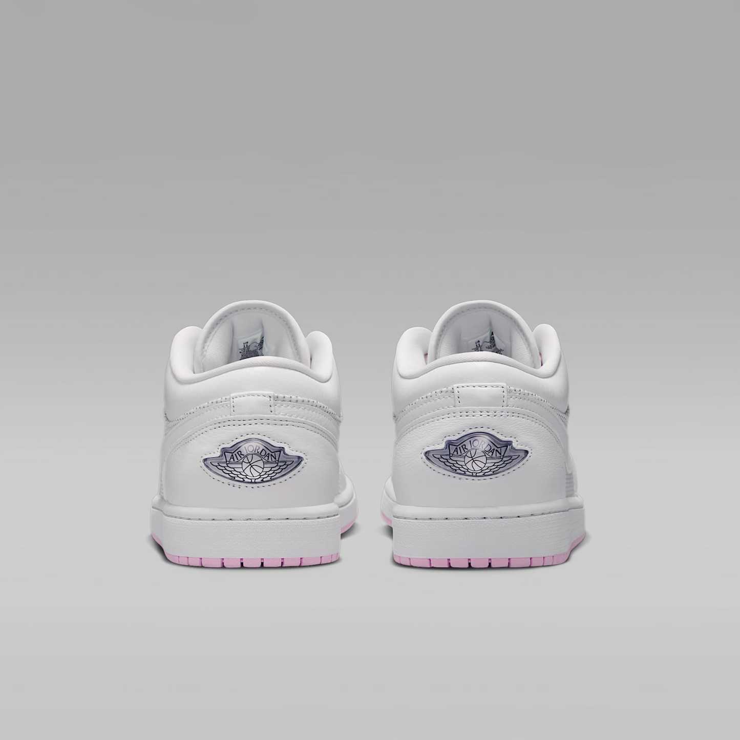 Air Jordan 1 Low SE Herrenschuh – Summit White/Light Arctic Pink/Silber