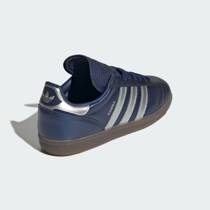 SAMBA JP SCHUH – Dark Blue / Silver Metallic / Gum – KI0540