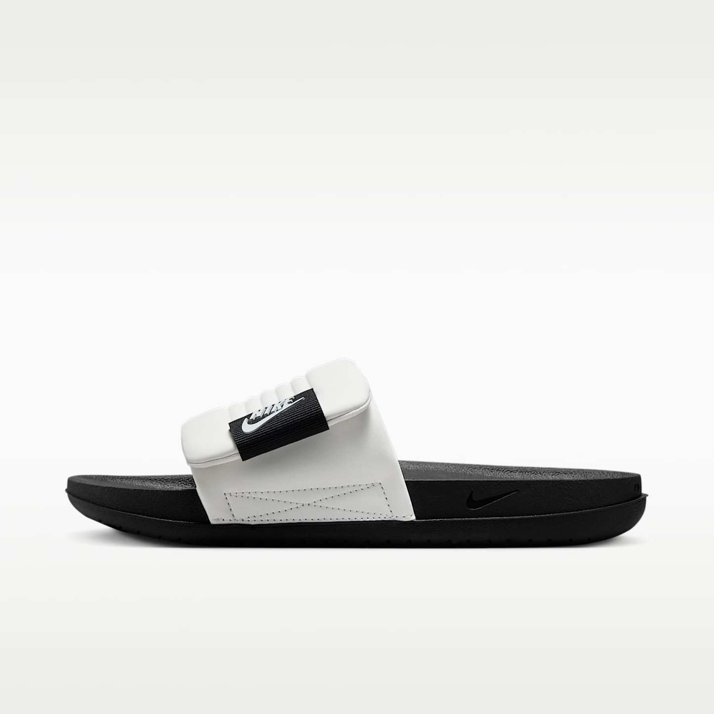 Nike Offcourt Adjust Herren-Slides – Summit White/Schwarz/Summit White
