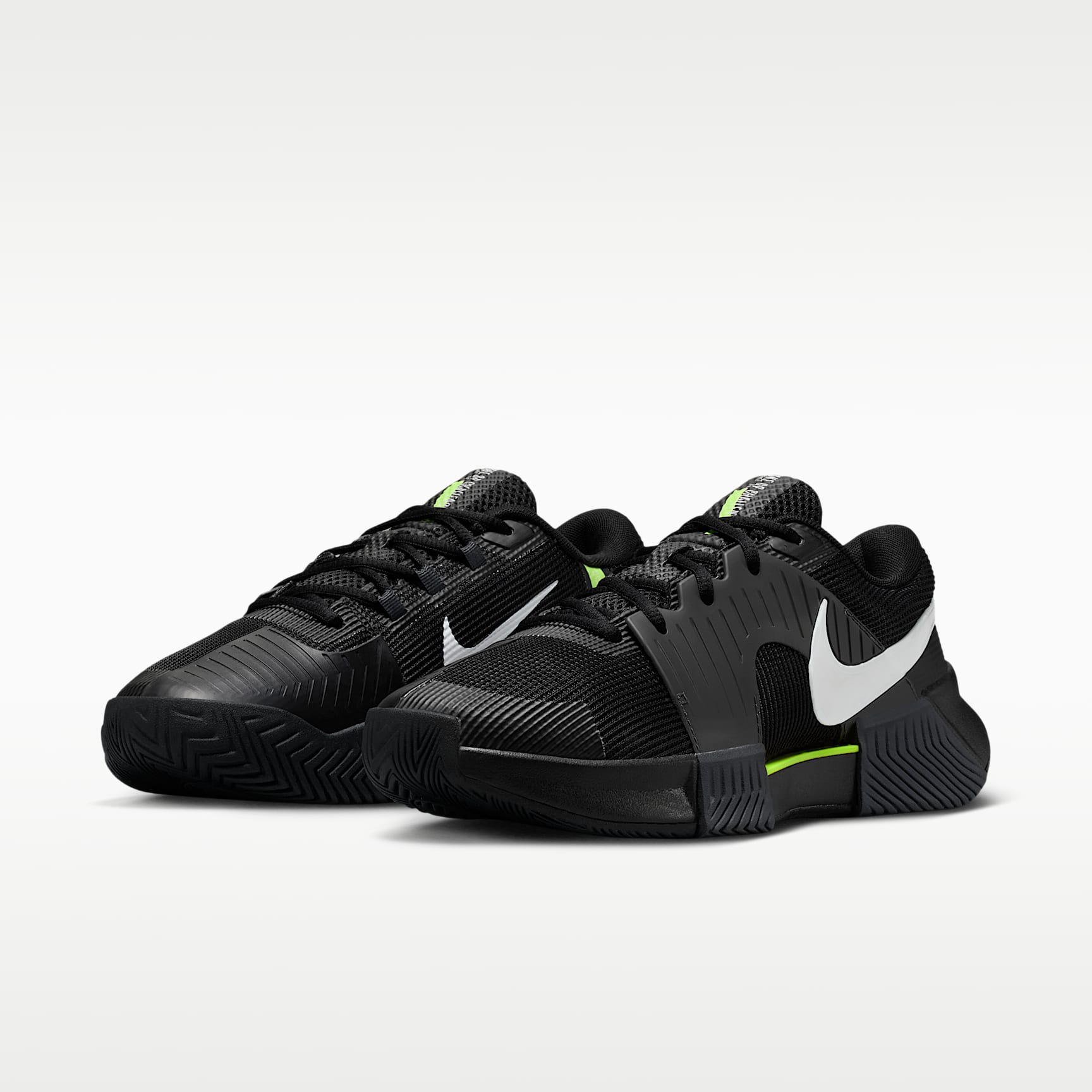 Nike GP Challenge 1.5 Hartplatz-Tennisschuh (Damen) – Schwarz/Anthracite/Volt/Weiß