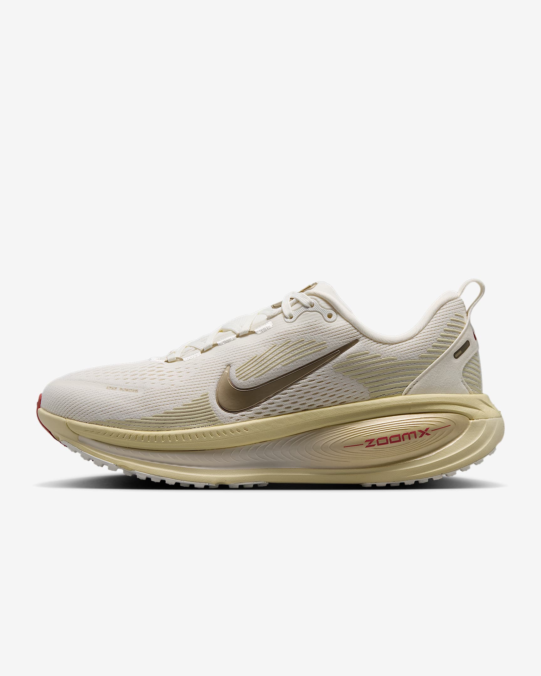 Nike Vomero 18 Straßenlaufschuh (Damen) – Sail/Light Khaki/Filbert/Metallic Gold Grain