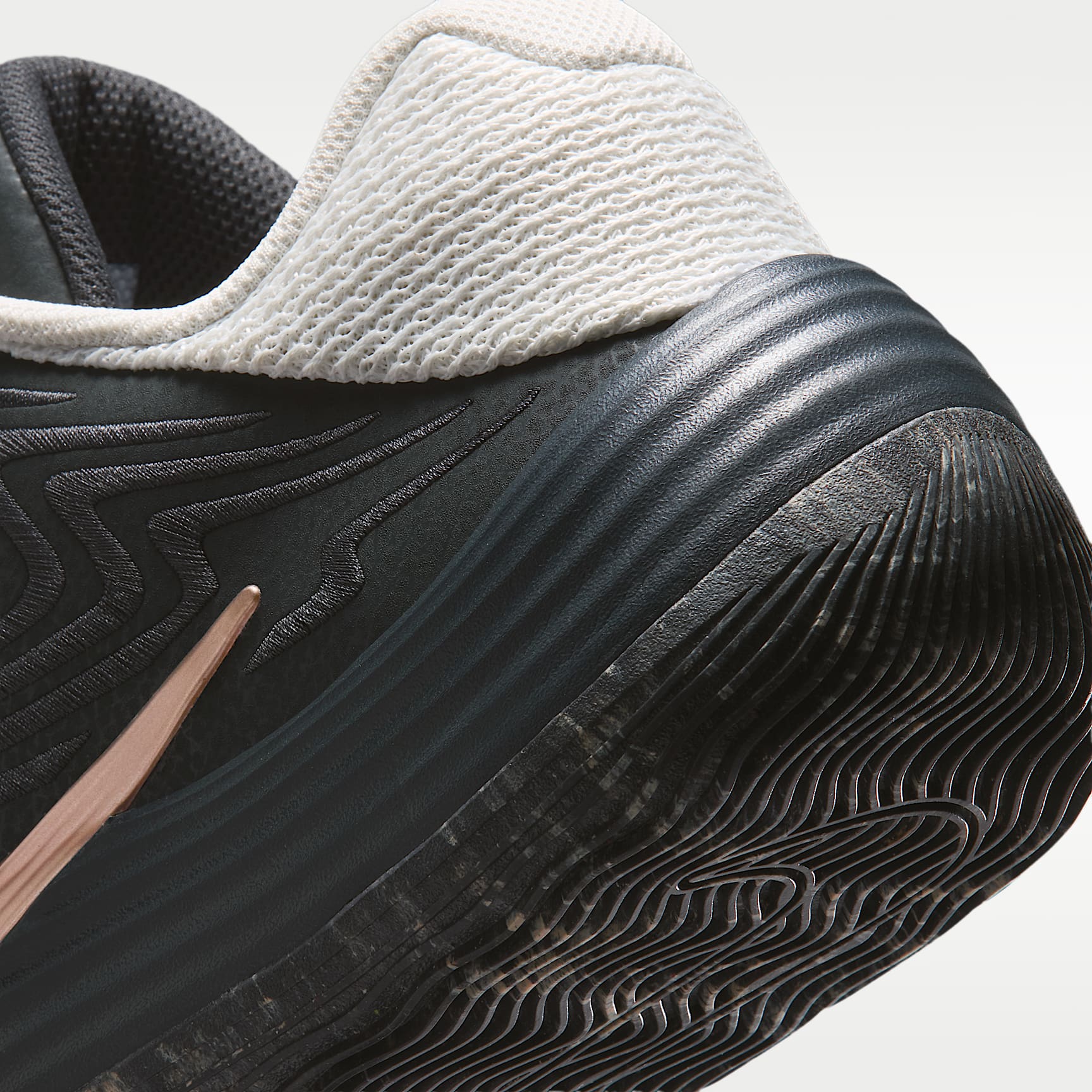 Nike Precision 8 Low Basketballschuh (Herren) – Anthracite/Sail/Sunset Haze/Sunset Haze