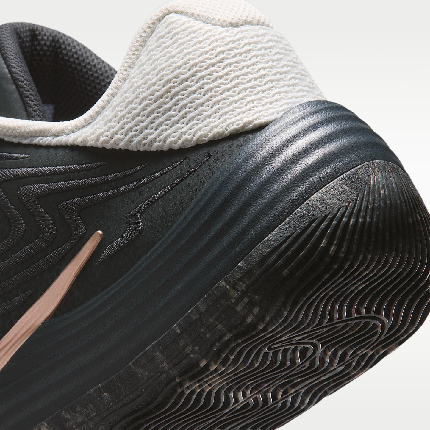 Nike Precision 8 Low Basketballschuh (Herren) – Anthracite/Sail/Sunset Haze/Sunset Haze