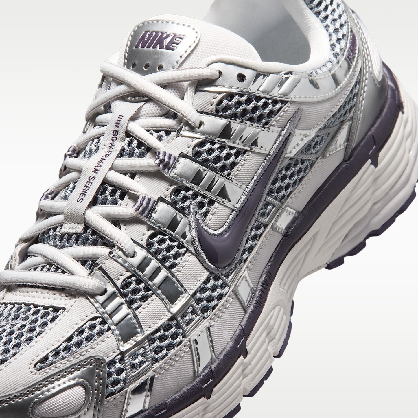 Nike P-6000 Schuh (Damen) – Vast Grey/Metallic Silver/Stealth/Dark Raisin
