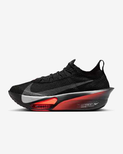 Nike Alphafly 3 Herren-Straßenlaufschuh für Wettkämpfe – Schwarz/Bright Crimson/Wolf Grey/Metallic Silver