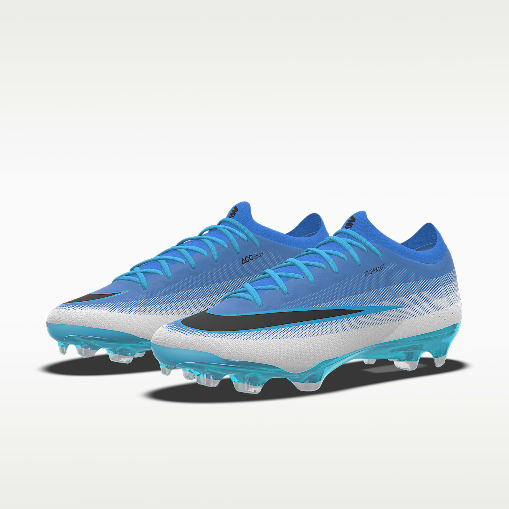 Nike Mercurial Vapor 17 Elite By You personalisierbarer Low-Top-Fußballschuh für normalen Rasen – Bright Crimson/Weiß [3653204120]