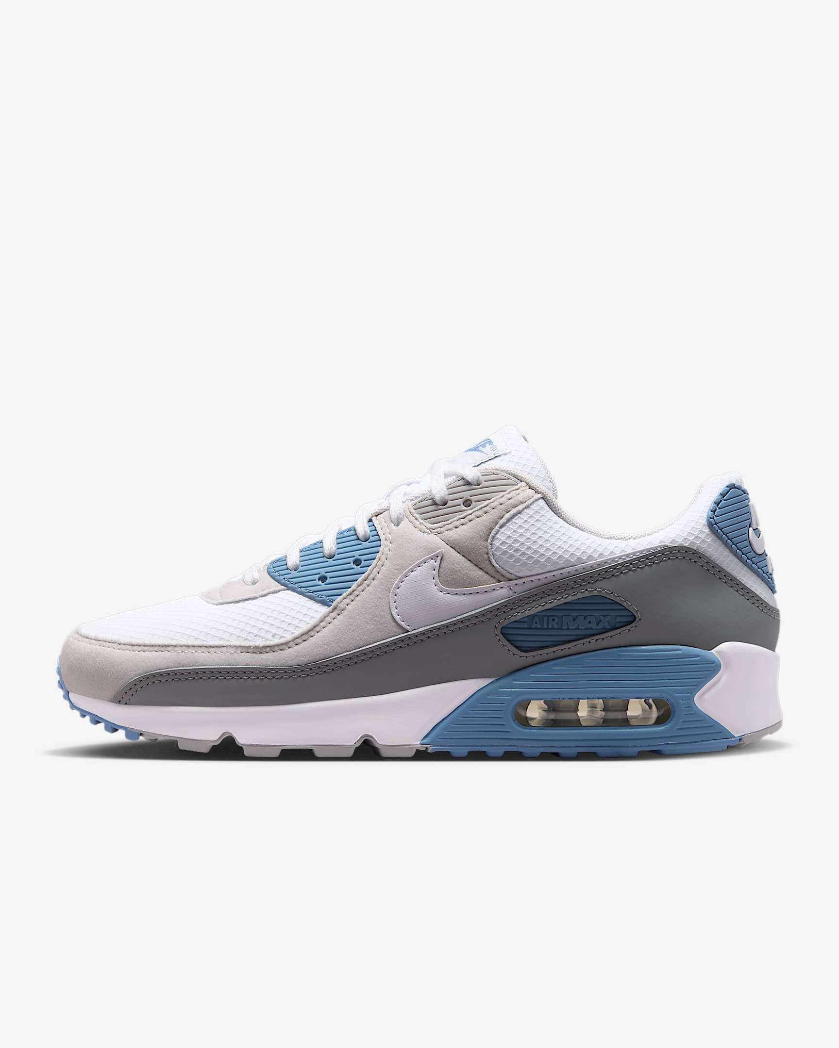 Nike Air Max 90 Schuh (Herren) – Weiß/Light Smoke Grey/Photon Dust/Weiß