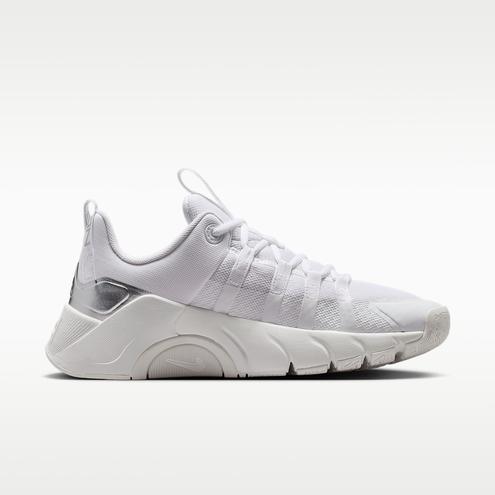 Nike Free Metcon 7 Trainingsschuhe (Damen) – Weiß/Weiß/Metallic Silver