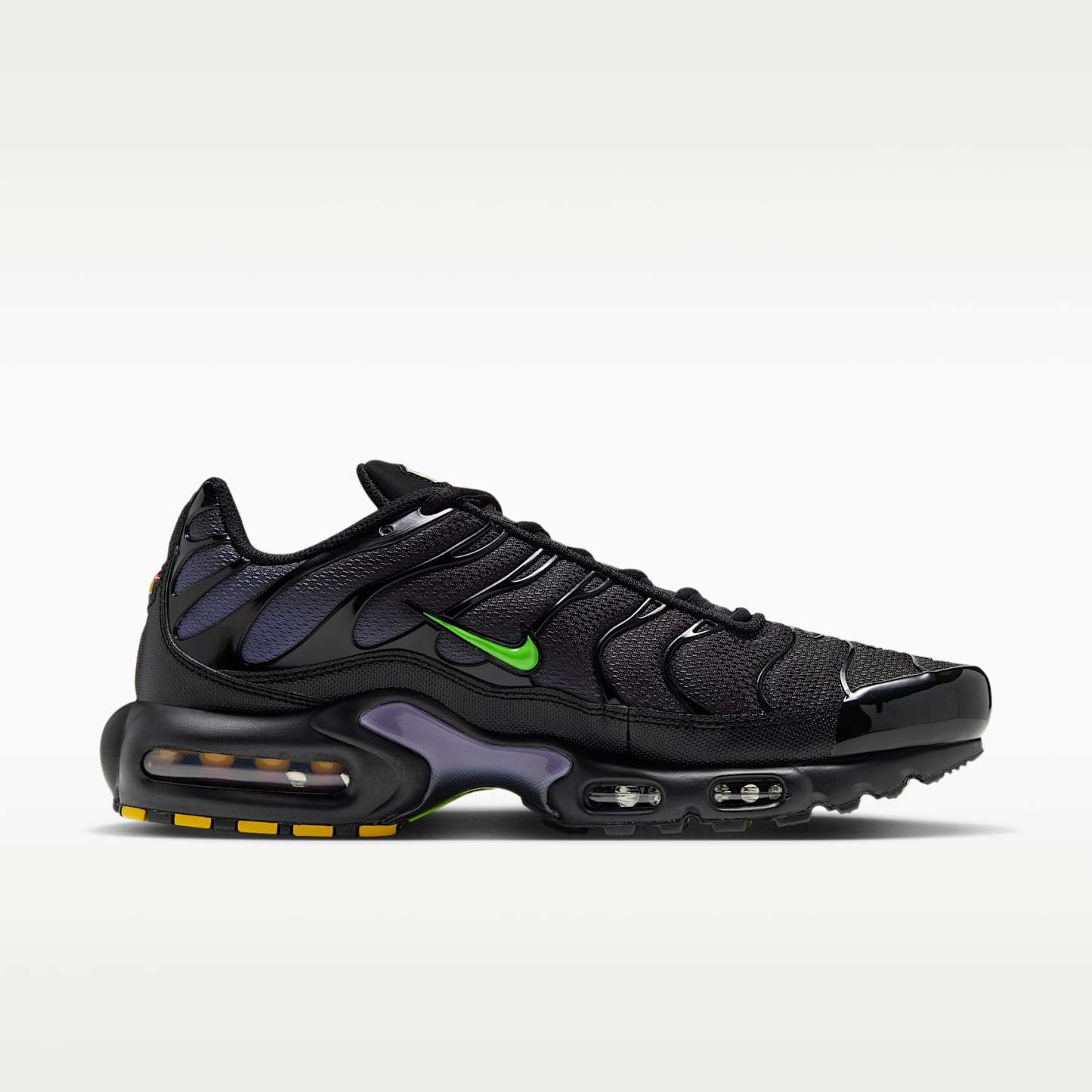 Nike Air Max Plus Schuh (Herren) – Schwarz/Canyon Purple/Electric Green