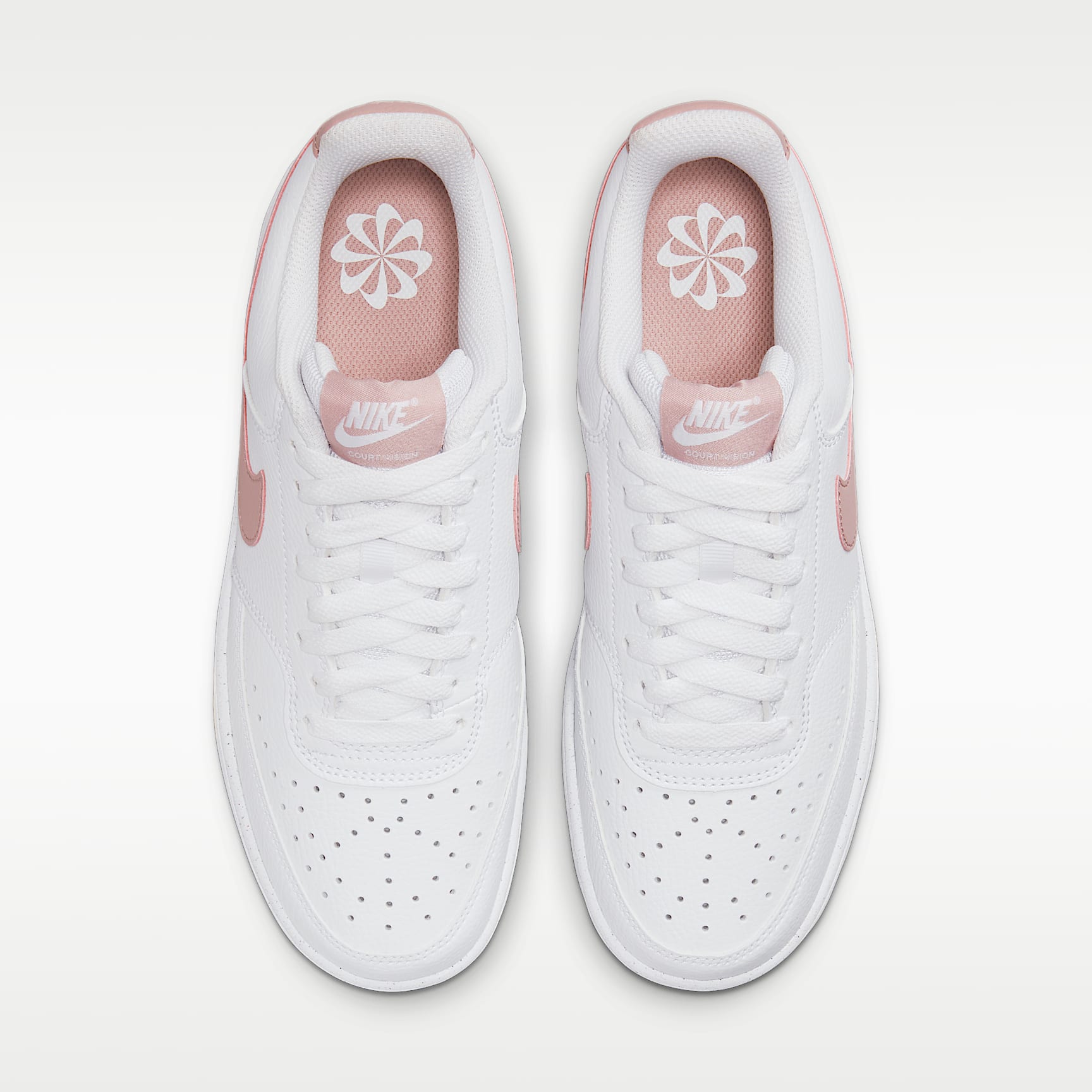 Nike Court Vision Low Next Nature Schuh (Damen) – Weiß/Pink Oxford