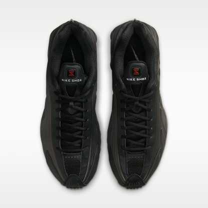 Nike Shox R4 Schuh (Herren) – Schwarz/Schwarz/Bright Crimson/Schwarz