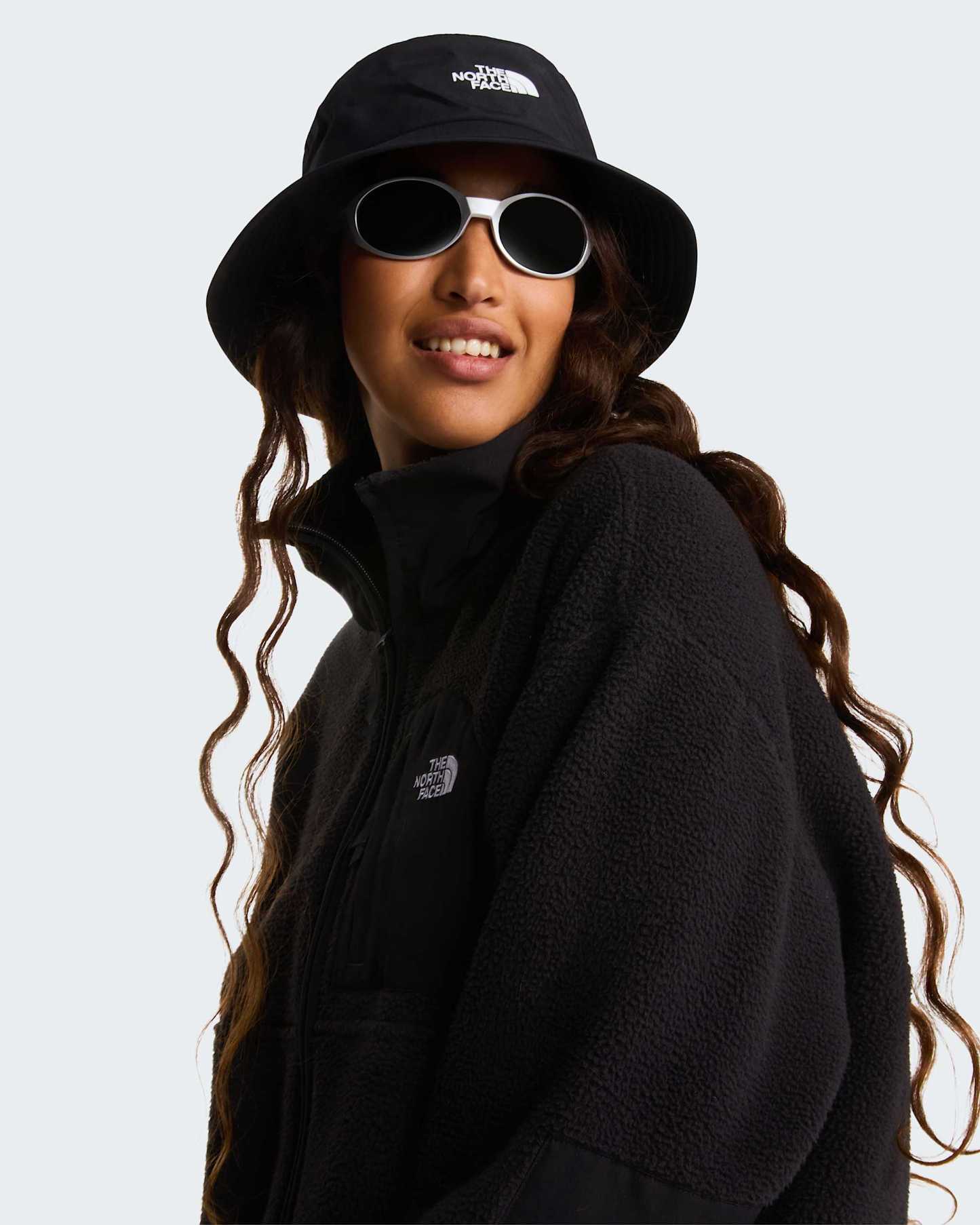Yumiori Off-Peak Fleecejacke mit durchgehendem RV für Damen – TNF Black