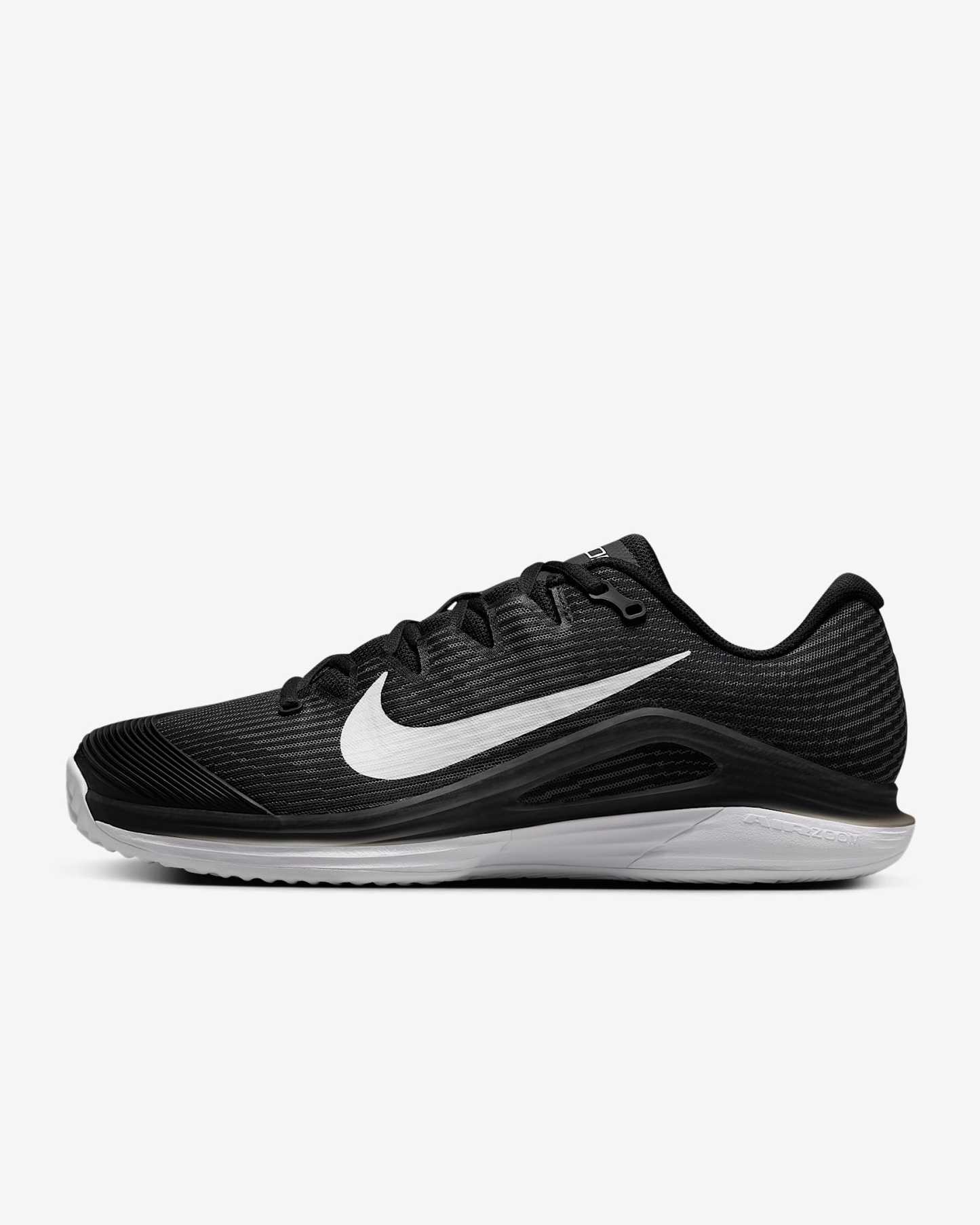 Nike Vapor 12 Clay Court Tennisschuh (Herren) – Schwarz/Dark Smoke Grey/Weiß