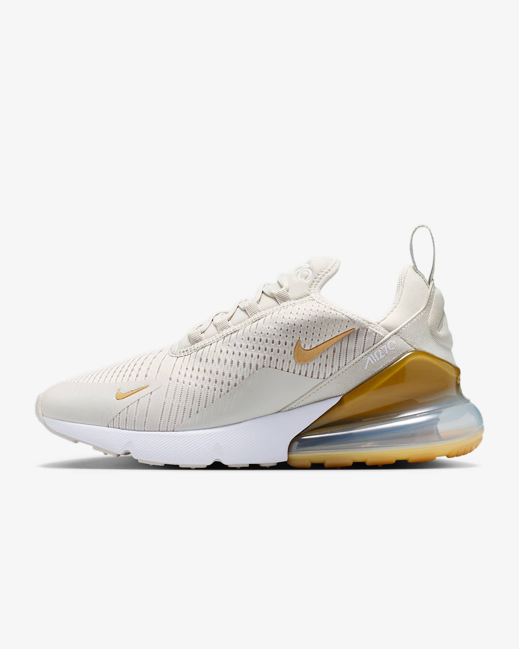 Nike Air Max 270 Damenschuh – Light Bone/Weiß/Metallic Gold