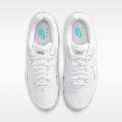 Nike Air Max 90 Schuh (Herren) – Weiß/Hyper Turquoise/Photon Dust