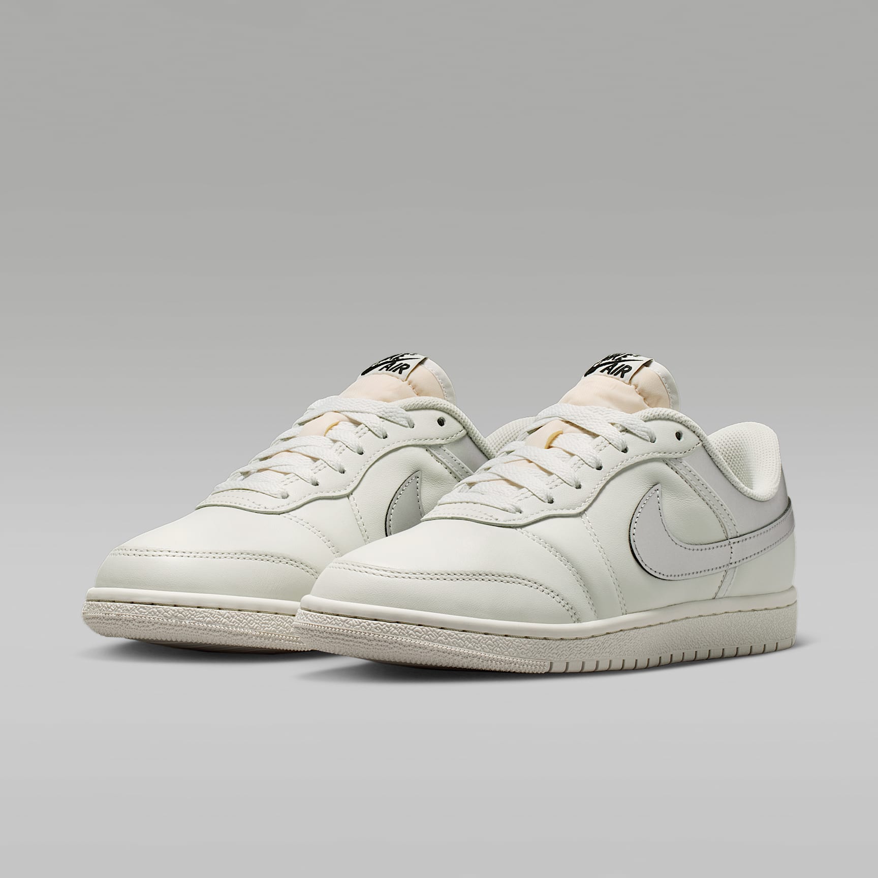 Air Jordan Skyline Low Damenschuh – Swan/Schwarz/Metallic Silver
