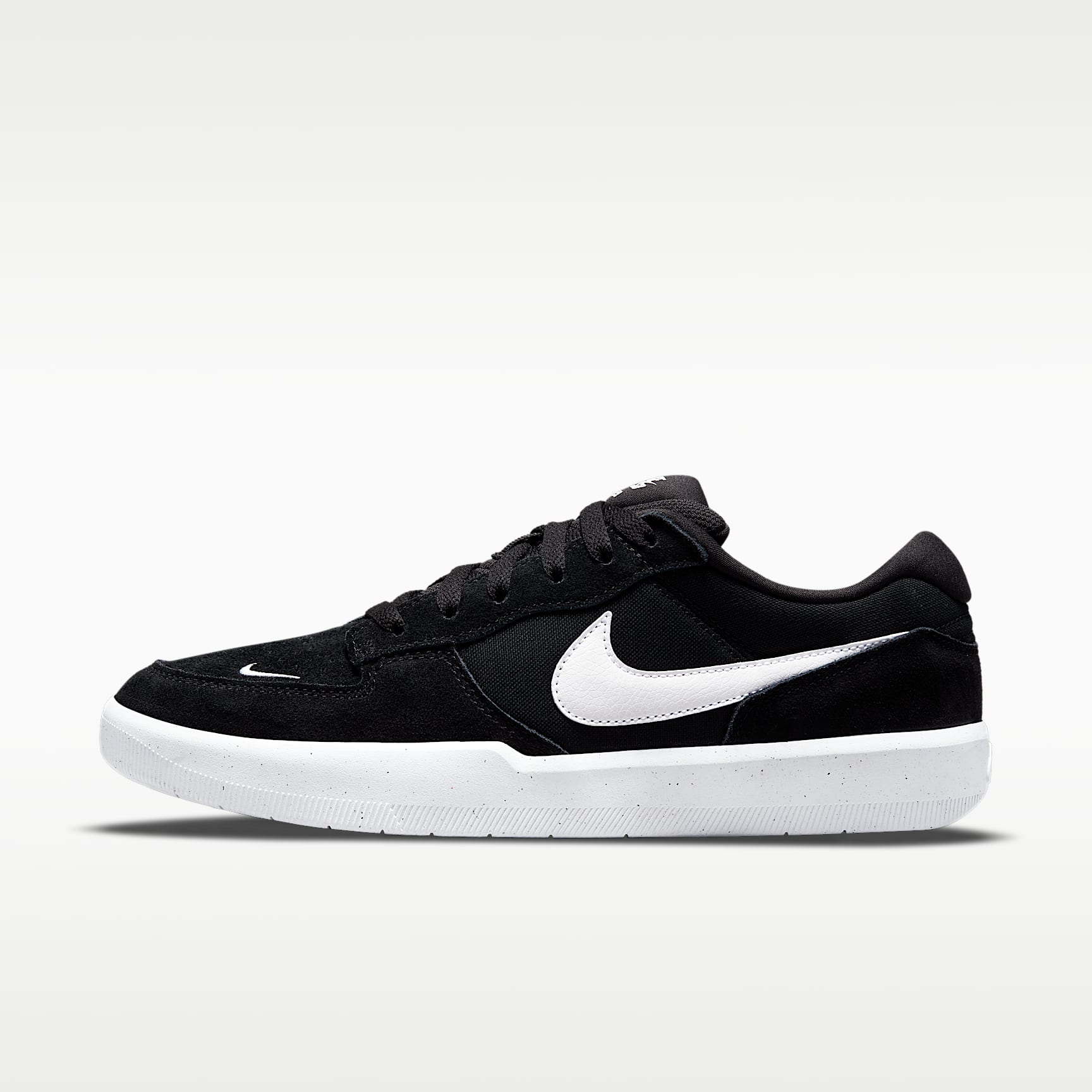 Nike SB Force 58 Skateboardschuh – Schwarz/Schwarz/Weiß