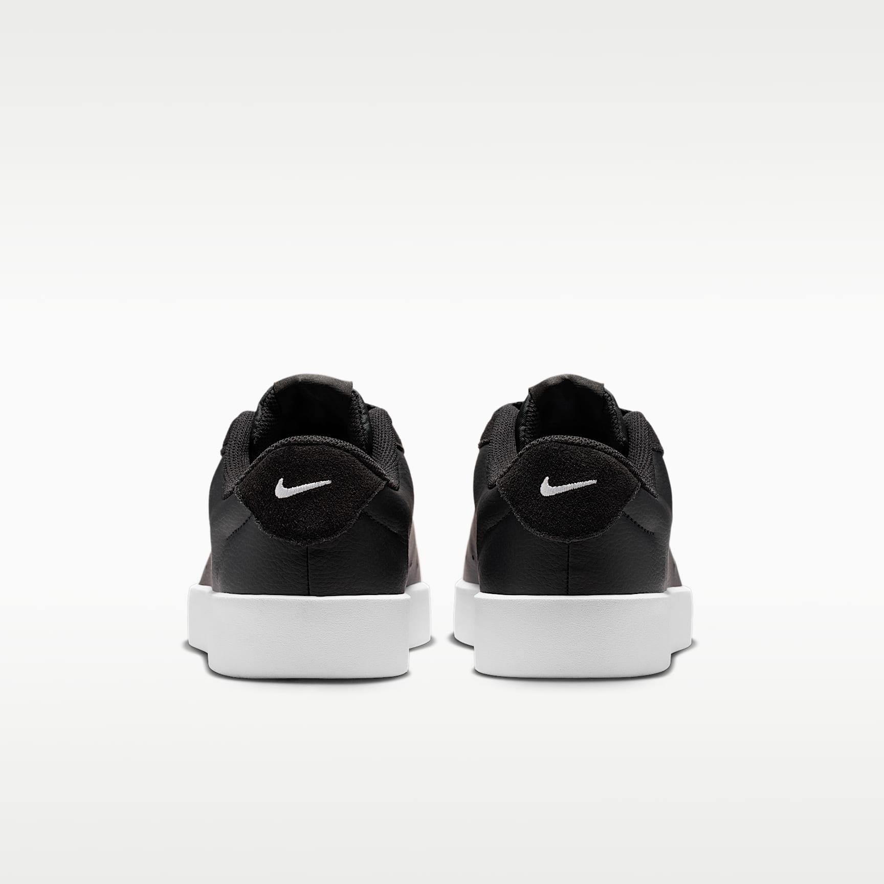 Nike Court Heritage Damenschuh – Schwarz/Schwarz/Weiß