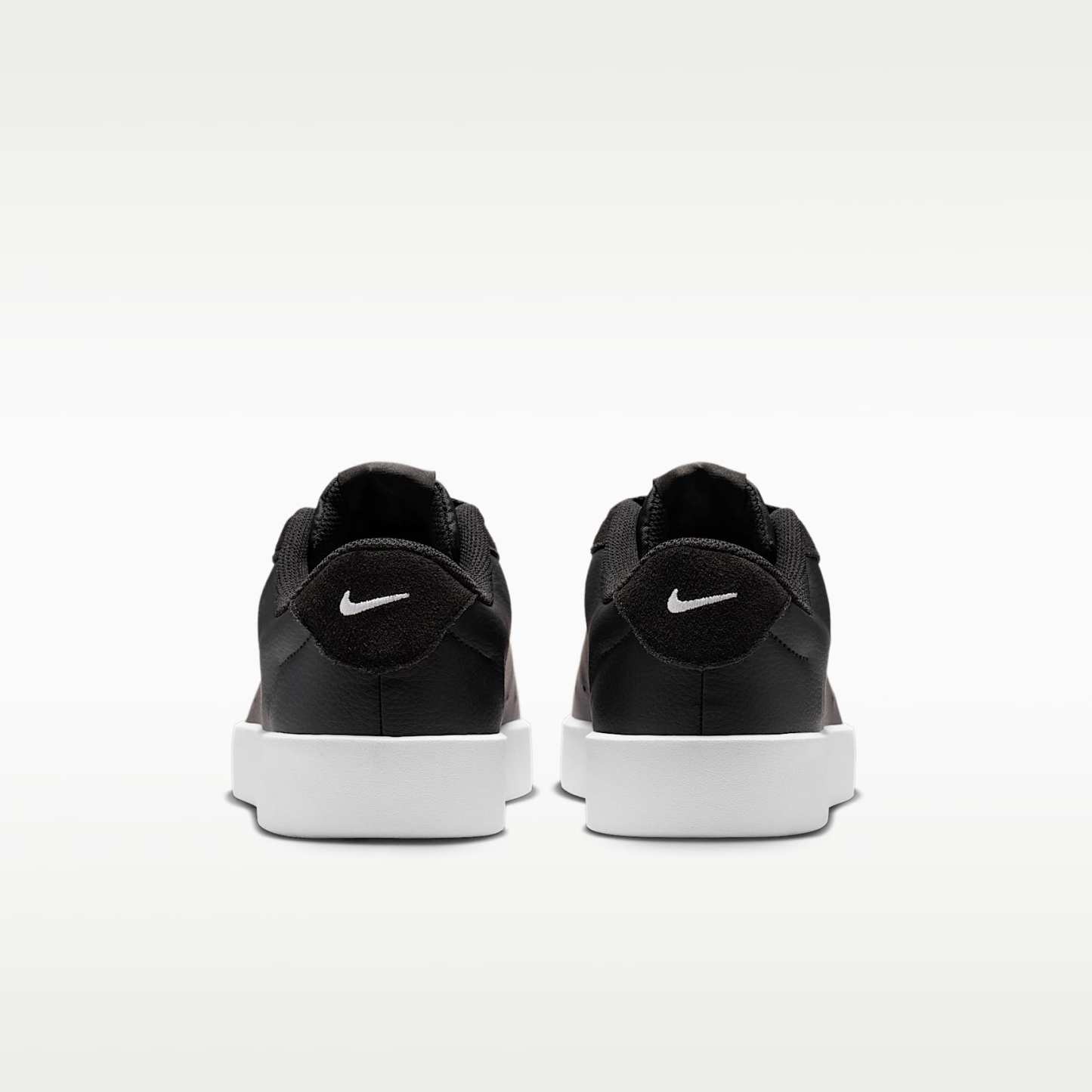 Nike Court Heritage Damenschuh – Schwarz/Schwarz/Weiß