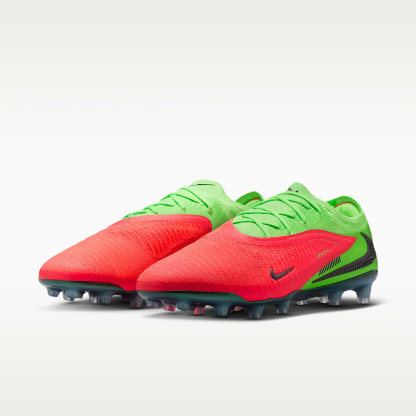 Nike Phantom 6 Low Elite "Erling Haaland" Fußballschuh für Kunstrasen – Hot Punch/Green Strike/Schwarz
