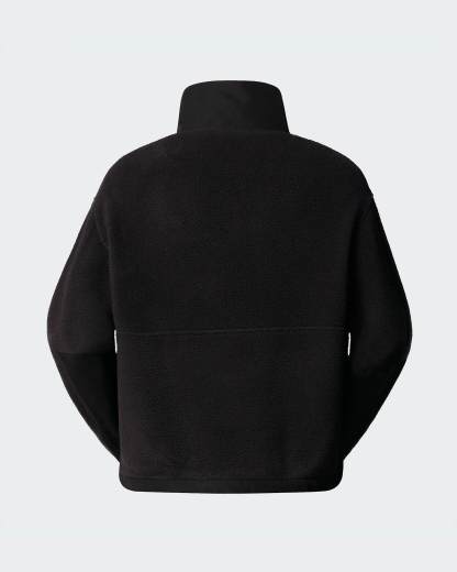 Yumiori Off-Peak Fleecejacke mit durchgehendem RV für Damen – TNF Black