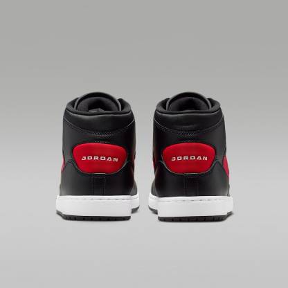 Jordan Court Connect Mid Herrenschuhe – Schwarz/Gym Red/Weiß/Schwarz