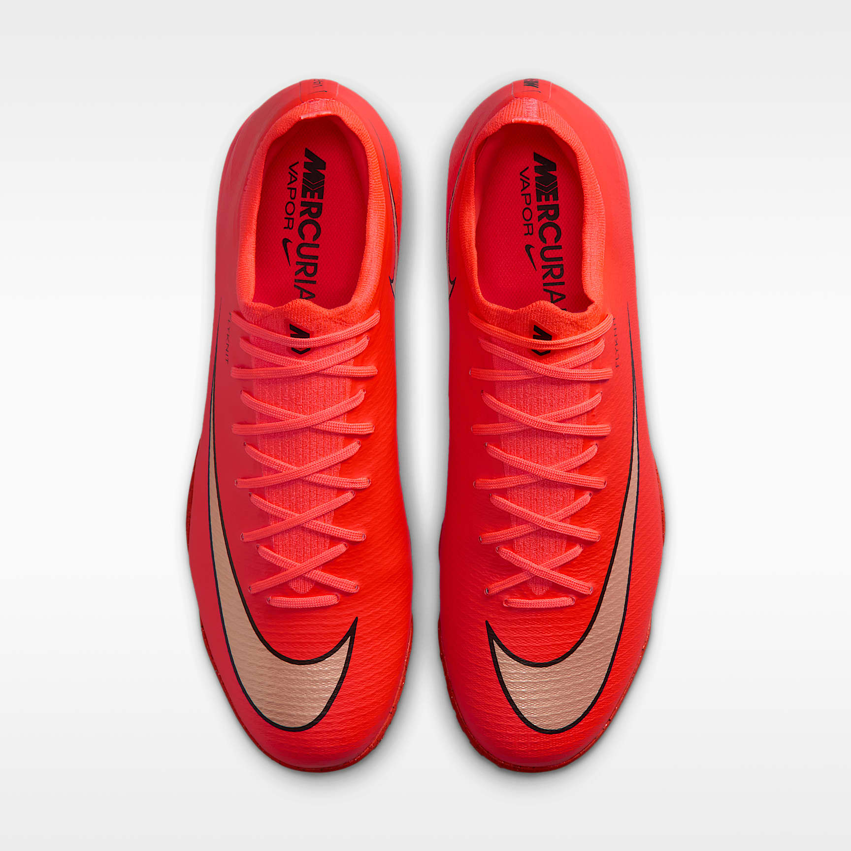 Nike Mercurial Vapor 17 Pro Low-Top-Fußballschuh für Turf – Bright Crimson/Blur