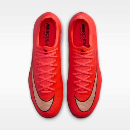 Nike Mercurial Vapor 17 Pro Low-Top-Fußballschuh für Turf – Bright Crimson/Blur